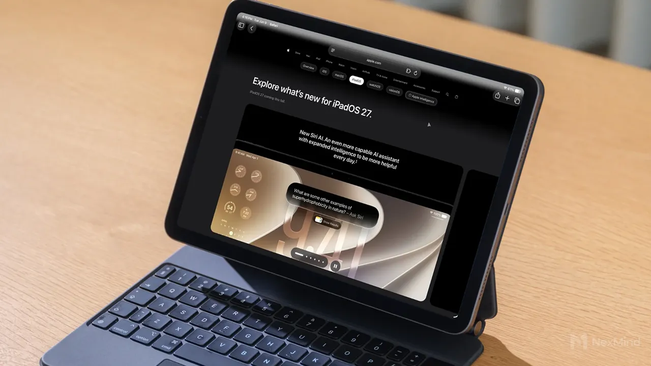 Apple rilascia iPadOS 27 con file e multitasking più veloci